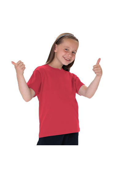 Jerzees Schoolgear Childrens Classic Plain T-Shirt - Classic Red