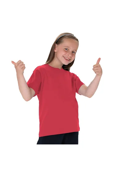 Jerzees Schoolgear Childrens Classic Plain T-Shirt - Classic Red