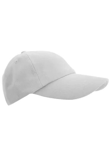 Result Unisex Low Profile Heavy Brushed Cotton Baseball Cap (Pack of 2) - White