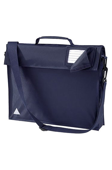 Quadra Junior Book Bag With Strap (Pack of 2) - French Navy
