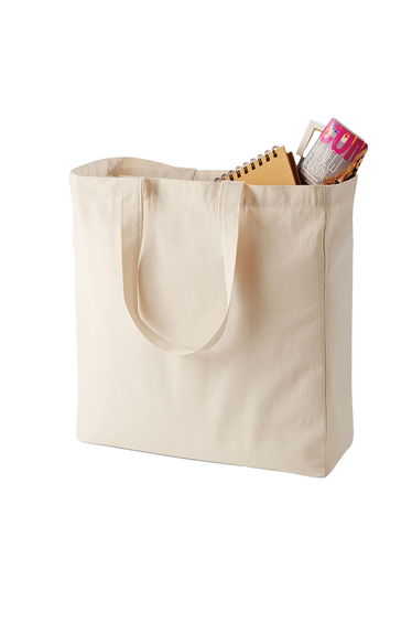 Quadra Classic Canvas Shopper Bag - Natural