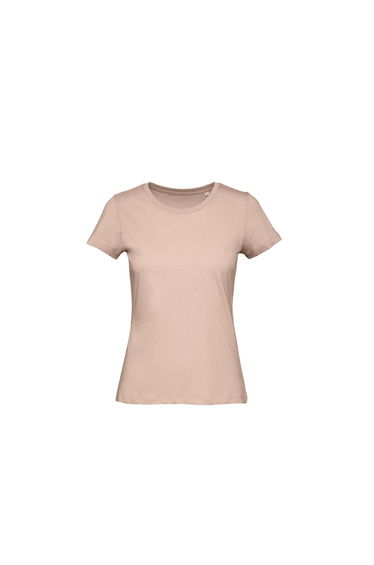 B&C Womens/Ladies Organic T-Shirt - Millennial Pink