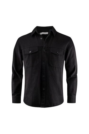 James Harvest Unisex Adult Highwoods Shirt - Black