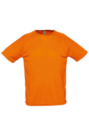 SOLS Mens Sporty Short Sleeve Performance T-Shirt - Neon Orange