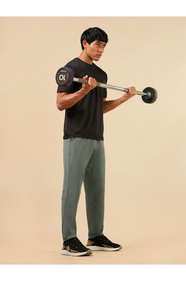 Men Olive Train Out Premium Track Pants