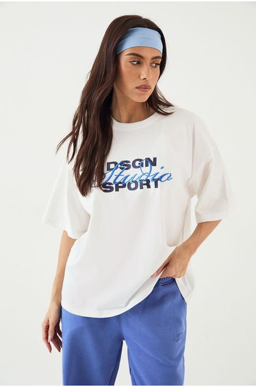 DSGN Studio Sport Oversized T-Shirt - white