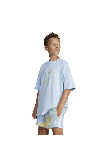 Boy's adidas Originals Junior Short Sleeved T-Shirt in Blue