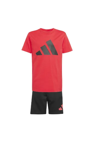 Boy's adidas Junior Essentials T-Shirt Set in Red