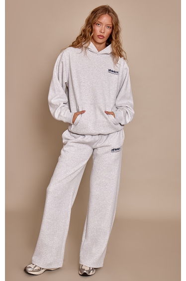 Ash Grey Athletics 25 Cotton Fleece Straight Leg Sweatpants