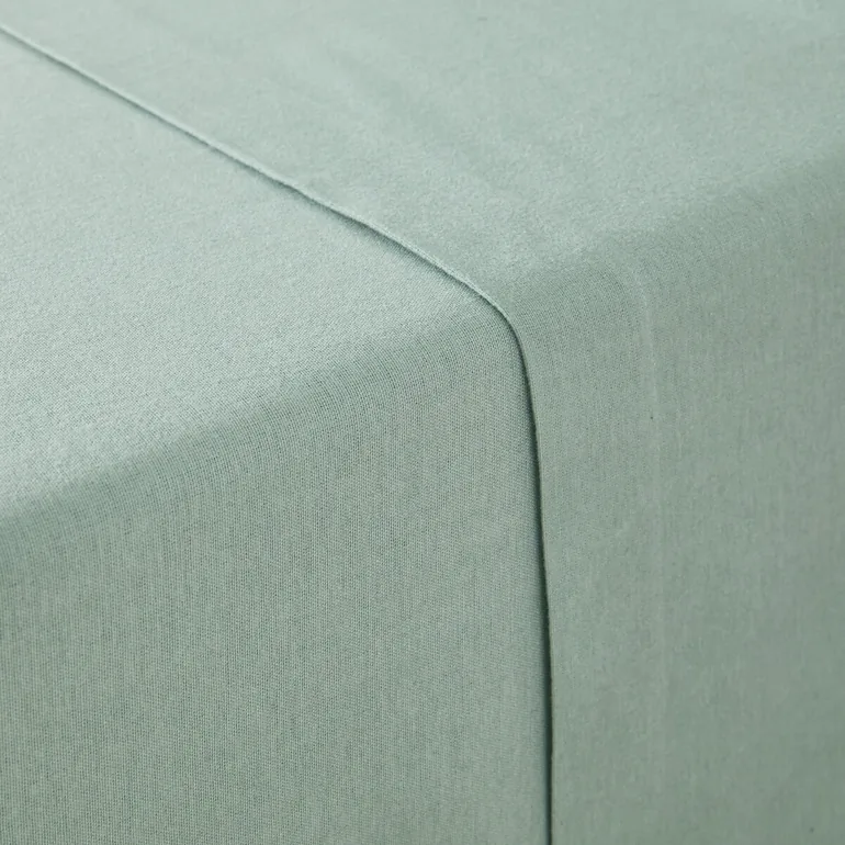 Clara 100% Cotton Flannel Flat Sheet - 2