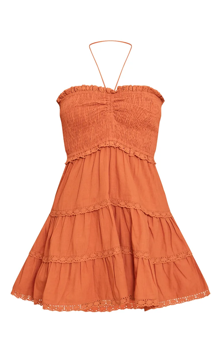 open lace back dress Burnt Orange Prom Dress 2024 Off The Shoulder Satin with Slit Long Sleeves 6 / Green