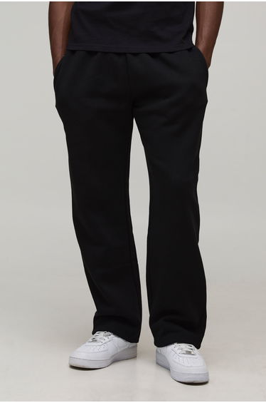 Basic Straight Leg Jogger - black