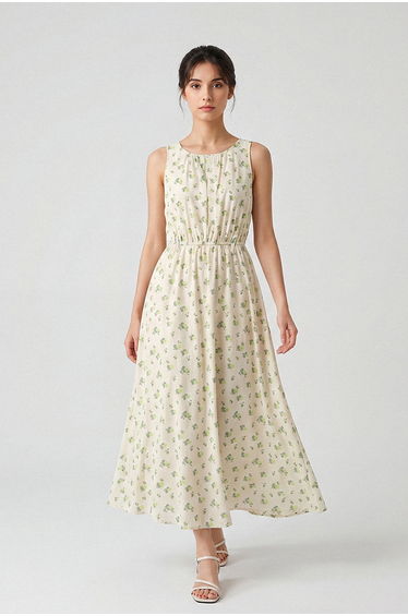 Sleeveless Longline Dress