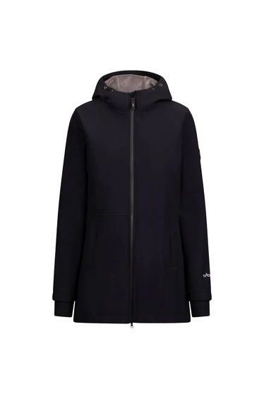 Trespass Womens/Ladies Priya Long Length Soft Shell Jacket - Black
