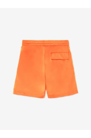Palm Angels Boys Overlogo Swim Shorts in Orange