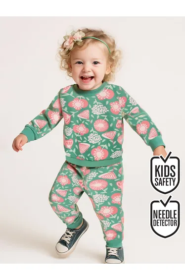 Floral Baby Girl Tracksuit Set