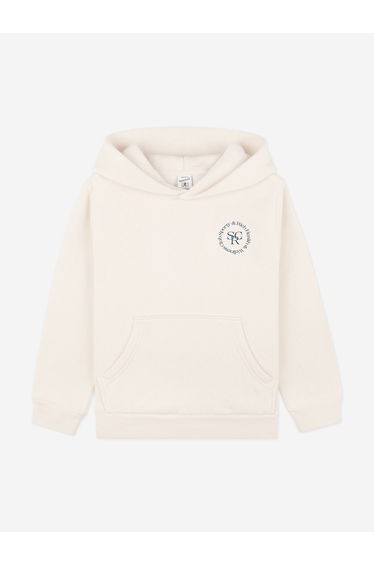 Sporty & Rich Kids SRHWC Hoodie in Ivory