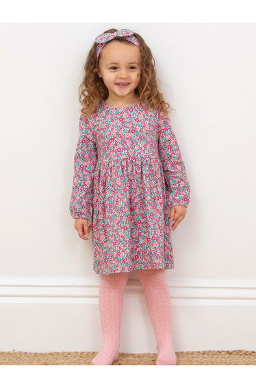 Ditsy Tales Dress Pink