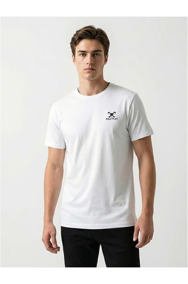 Men Logo Detail Short Sleeve T-Shirt