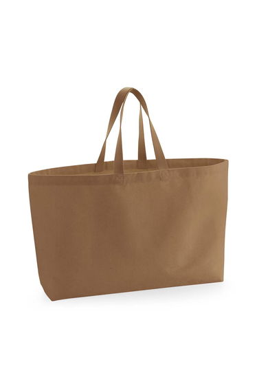 Westford Mill Canvas Oversized Tote Bag - Caramel