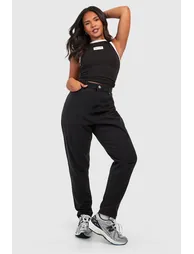 Plus High Waist Mom Jeans - washed black - 2