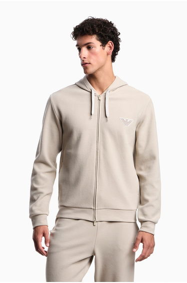 Hooded Full Zip Sweatshirt Nut