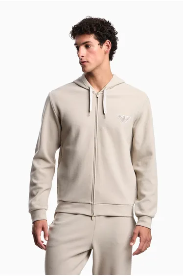 Hooded Full Zip Sweatshirt Nut