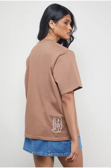 Tony Embroidered Jersey T-Shirt