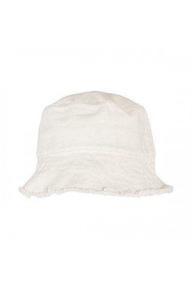 Yupoong Flexfit Alpha Open Edge Bucket Hat - Off White