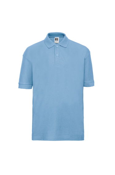 Russell Childrens/Kids Polo Shirt - Sky