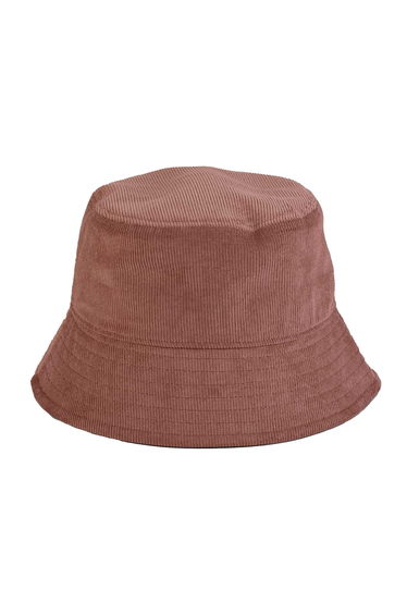 Beechfield Unisex Adult Organic Corded Bucket Hat - Redwood