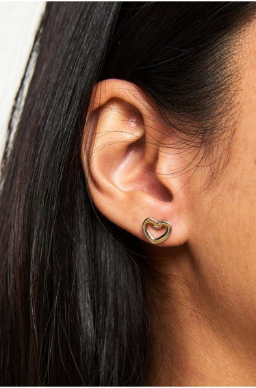 Silver Stud Earring 9 Pack - silver