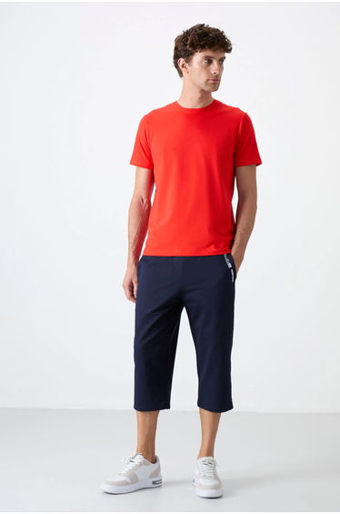 TOMMY Men's Mid-Waist Capri Shorts
