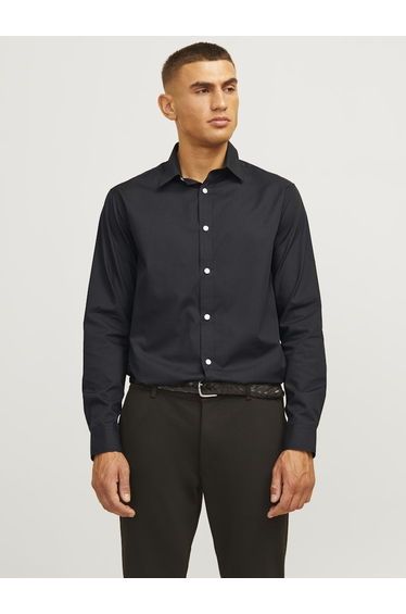 Solid Long Sleeves Shirt with Buttons