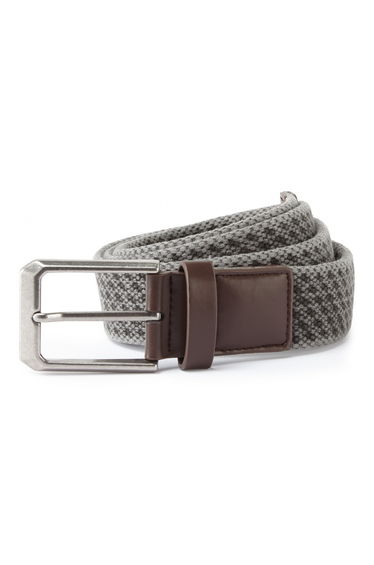 Asquith & Fox Mens Vintage Wash Canvas Belt - Slate