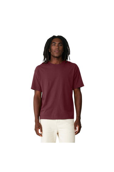 Bella + Canvas Unisex Adult Heavyweight Boxy T-Shirt - Maroon