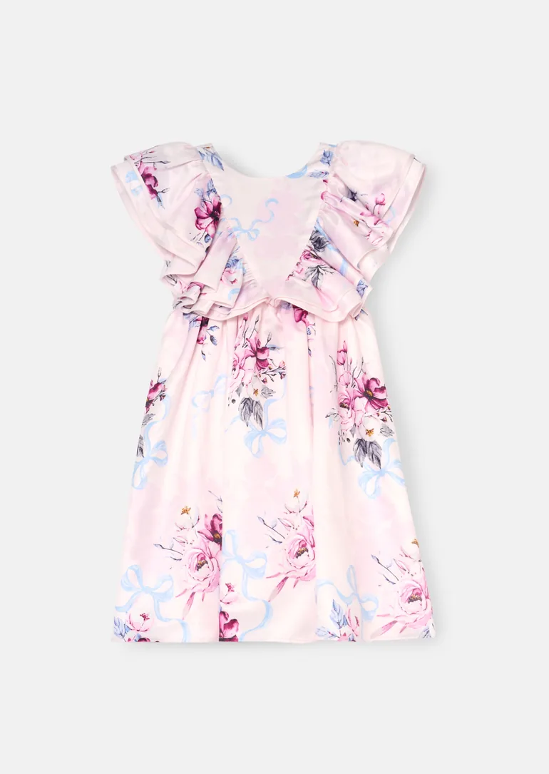 Emillie Print Frill Sleeve Dress - 5