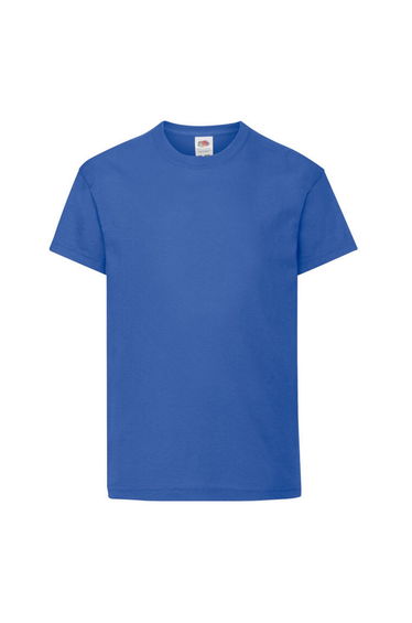 Fruit of the Loom Childrens/Kids Original Cotton T-Shirt - Royal Blue