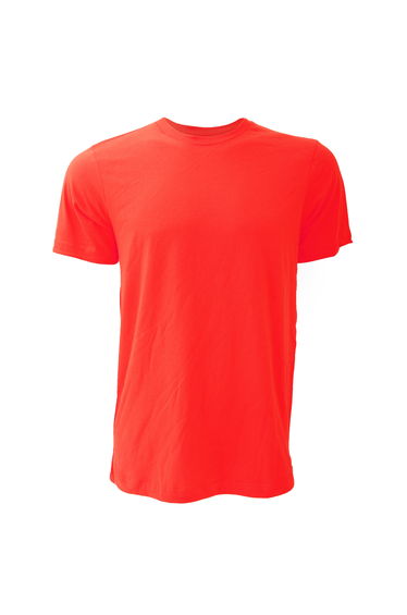 Canvas Unisex Jersey Crew Neck T-Shirt / Mens Short Sleeve T-Shirt - Red