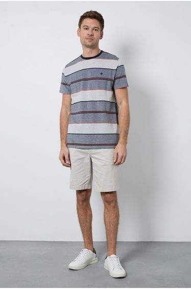 Light Grey Stripe T-Shirt