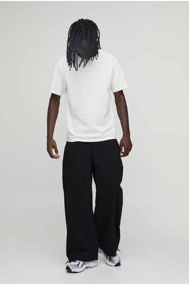 Basic Parachute Fit Jeans - true black
