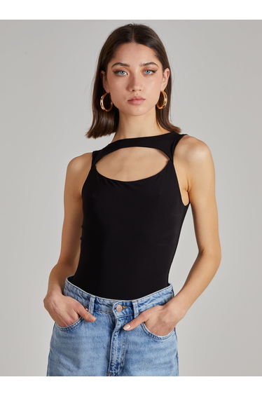 Slinky Sleeveless Letterbox Bodysuit