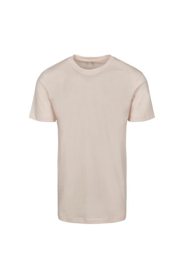 Mens T-Shirt Round Neck - Pink Marshmallow