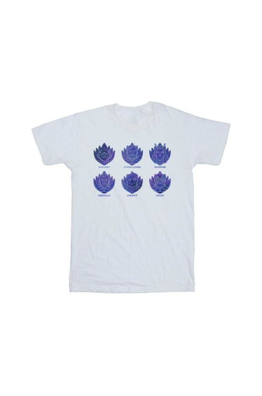 Guardians Of The Galaxy Volume 3 Girls Crew Cotton Badge T-Shirt - White