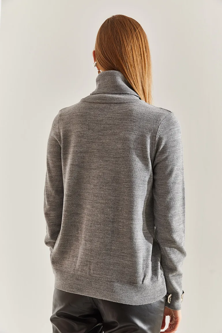 Women's Turtleneck Knitwear Sweater - 2