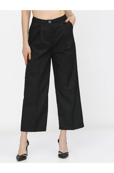 High Rise Flared Trousers