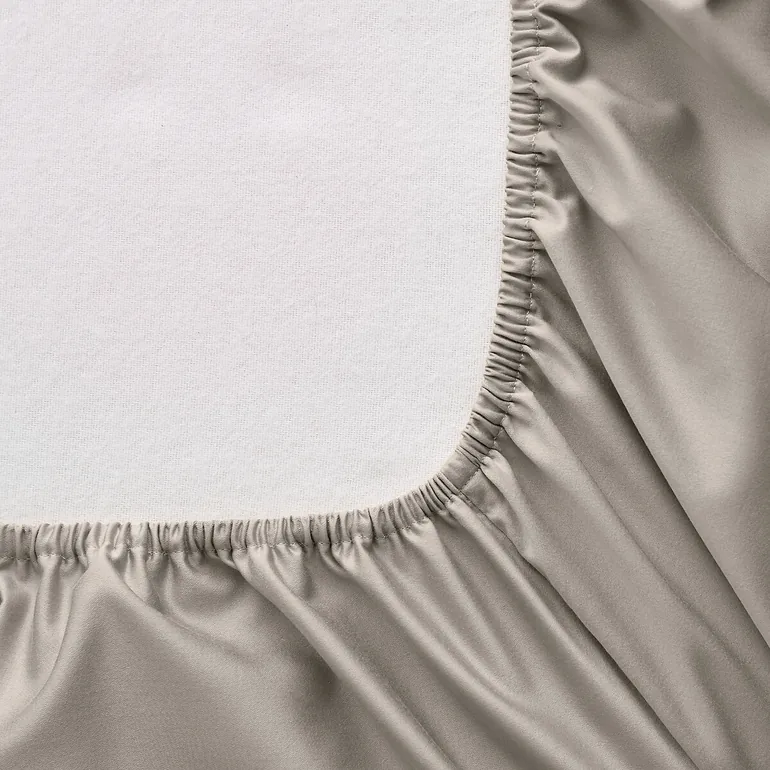 شرشف سرير قطن ساتين بحواف مطاطية 30سم - 5