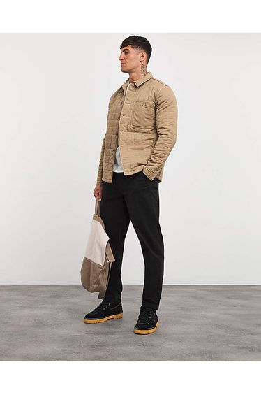 Cotton Square Quilted Shacket