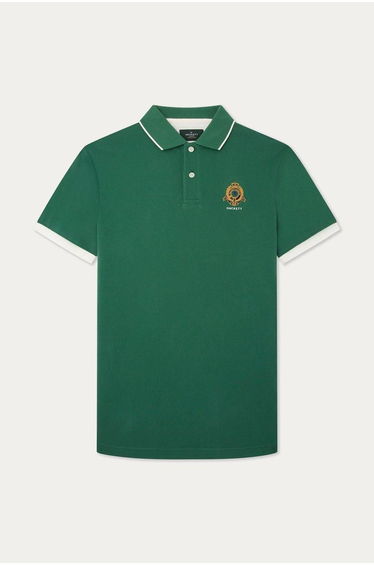 Heritage Logo Polo Olive