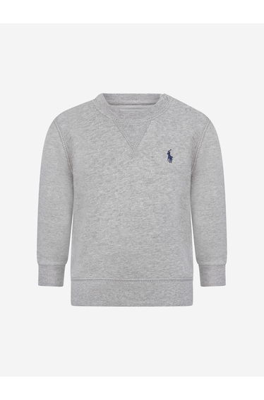 Baby Boys Logo Sweatshirt in Navy